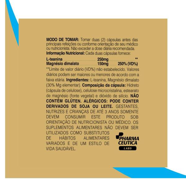 L teanina 400mg 60 capsulas dr botanico Imagem de L teanina 400mg 60 capsulas dr botanico