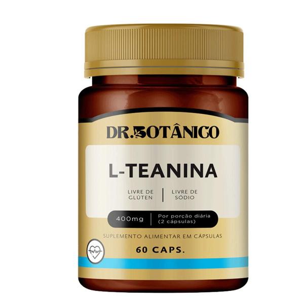 L teanina 400mg 60 capsulas dr botanico Imagem de L teanina 400mg 60 capsulas dr botanico