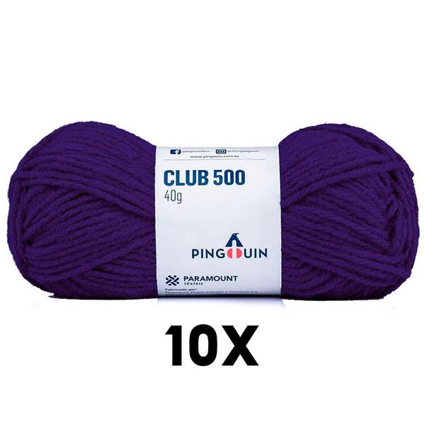 Imagem de Lã Club 500 Pingouin 40g KIT c/10