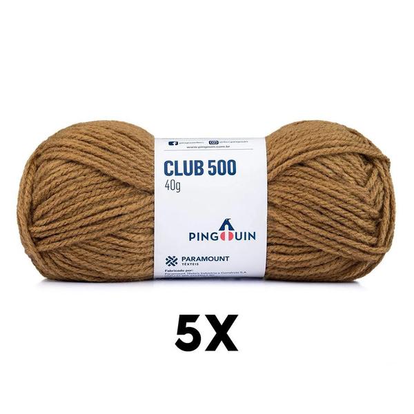 Imagem de Lã Club 500 Pingouin 40g KIT c/ 5