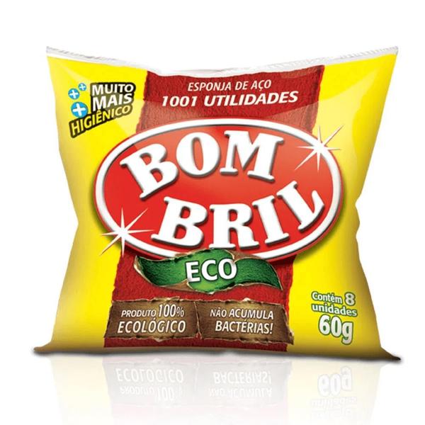 Imagem de Lã de Aço Bombril  60g com 8 unidades