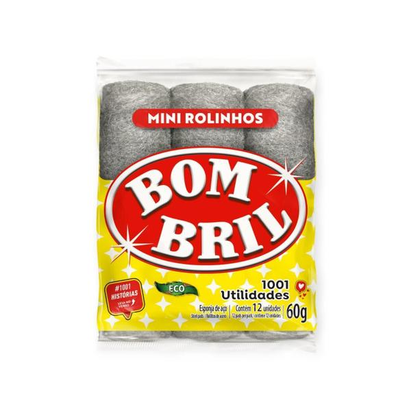 La De Aco Bombril Mini Rolinhos Com 12 Un Imagem de La De Aco Bombril Mini Rolinhos Com 12 Un