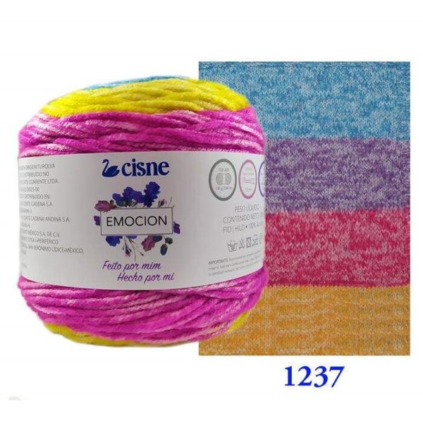 Lã Fio Emocion Cisne 100g - Coats Corrente Imagem de Lã Fio Emocion Cisne 100g