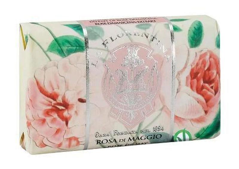 Imagem de La florentina rosa di maggio sabonete barra 200g produzido artesanalmente na itália