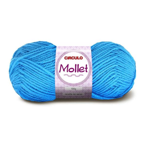 Imagem de LÃ MOLLET 100g (CORES LISAS) - CÍRCULO