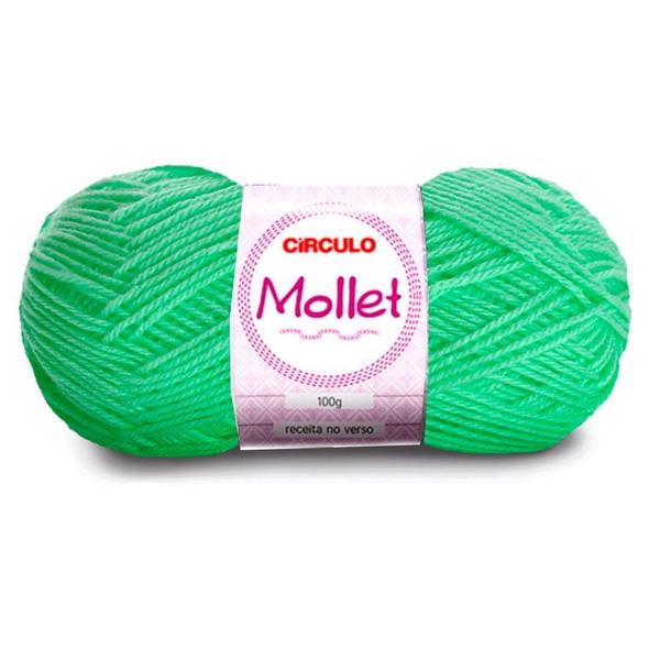 Imagem de Lã Mollet Círculo 100g - Cor 5743 Neo Mint