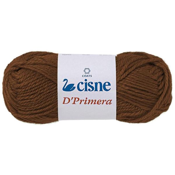 Imagem de Lã para Tricô Cisne Dprimera 00830 Castanho 40G Pacote com 5 Unidades