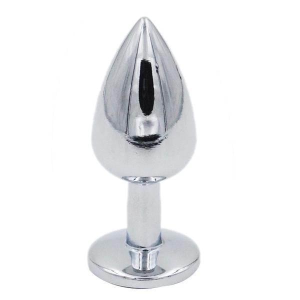 Imagem de LA PIMIENTA - Plug Anal Silver Pedra Cristal - Vermelha