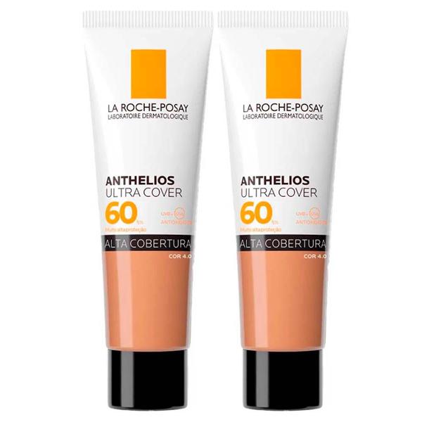 La Roche-Posay Anthelios Ultra Cover Kit com 2 Unidades Protetor Solar Facial Com Cor FPS... La Roche-Posay Anthelios Ultra Cover Kit com 2 Unidades Protetor Solar Facial Com Cor FPS...