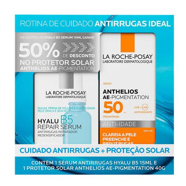 Kit La Roche Posay: Sérum Anti-Idade + Protetor Solar Facial FPS50 Kit La Roche Posay: Sérum Anti-Idade + Protetor Solar Facial FPS50