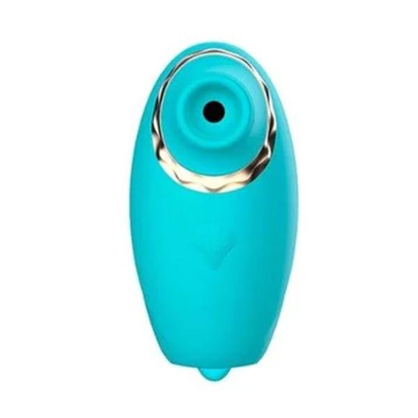 Imagem de La Sirena Vibrador de Clitóris  com Sugador e Estimulador de Língua Linha Wellness Intt - Azul