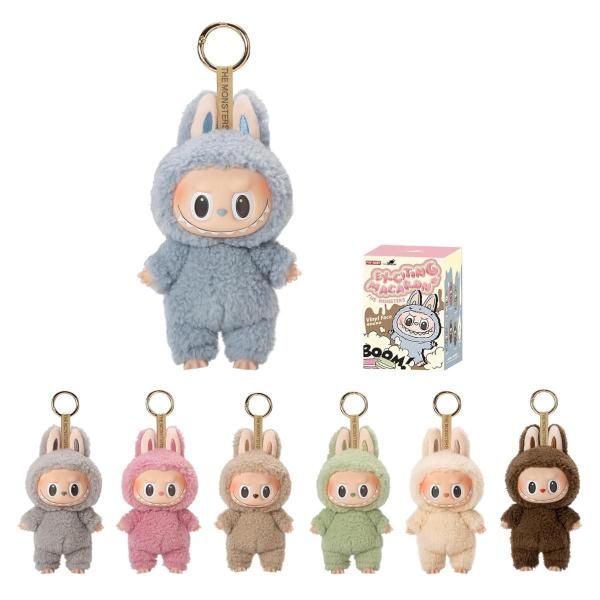 Labubu Macaron Chaveiro de Pelúcia Pop Boneco Surpresa - POP MART Labubu Macaron Chaveiro de Pelúcia Pop Boneco Surpresa - POP MART