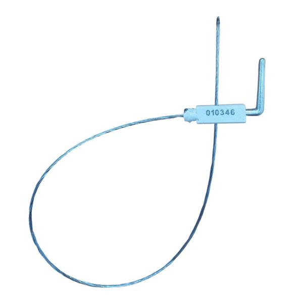 Lacre Com Cabo De Aço 30 Cm Numerado - 10 Unidades - LACRAR Imagem de Lacre Com Cabo De Aço 30 Cm Numerado - 10 Unidades