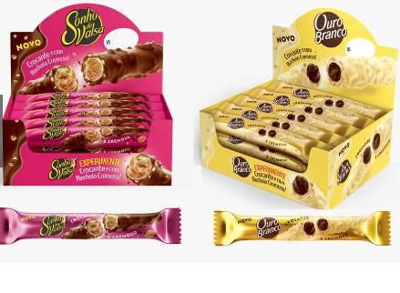 Lacta wefer recheado ouro branco 24x41,5 - MONDELEZ Imagem de Lacta wefer recheado ouro branco 24x41,5