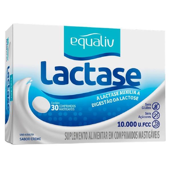 Imagem de Lactase 30 Comprimidos Digestão de Lactose - Equaliv