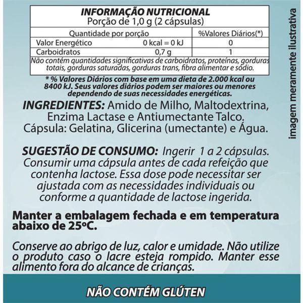 Imagem de Lactase (Enzima) - 60 Cápsulas 400mg - Duom