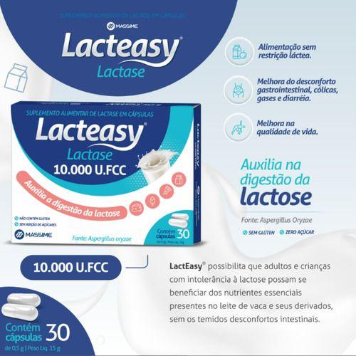 Imagem de LactEasy - Enzima Lactase 10.000 U.FCC - 30 cápsulas - Mássime