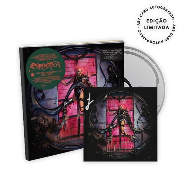 Lady Gaga - CD Deluxe Chromatica Canadense + Art Card Autografado