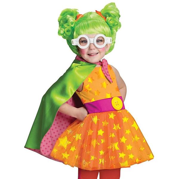 Imagem de Lalaloopsy Deluxe Dyna Might Girls tamanho S 4/6 Vestido Traje