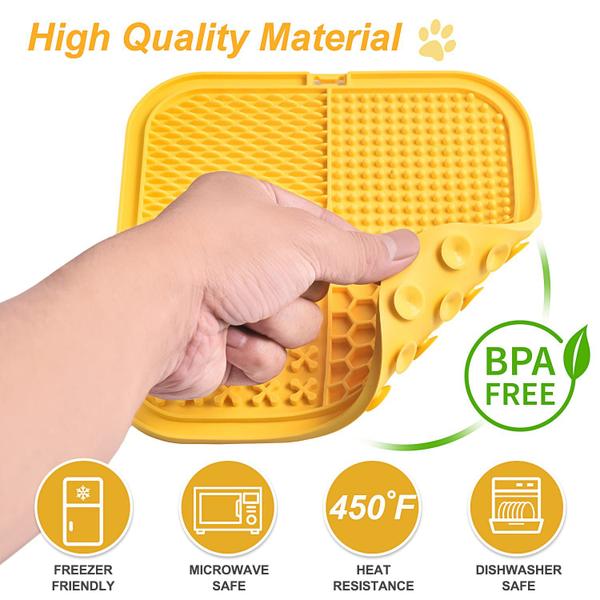 Imagem de Lamber Mat LUKITO Premium Silicone para cães e gatos com ventosas