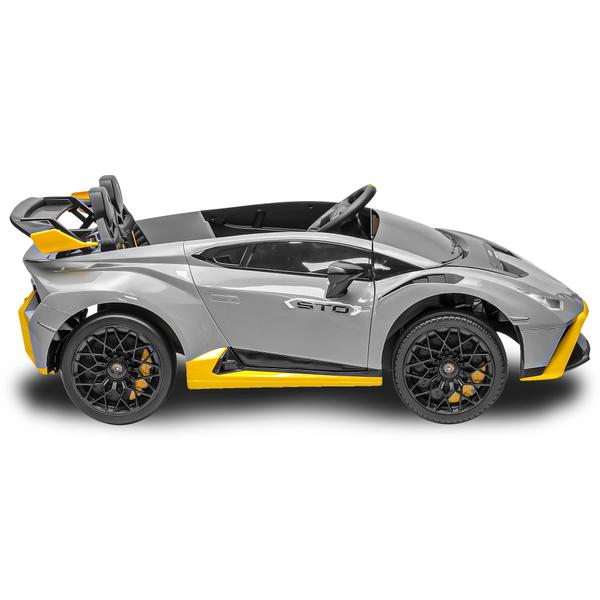 Imagem de Lamborghini Húracan Carro Elétrico Infantil Cinza 24V Faz Drift Com Luz E Som - Zippy Toys