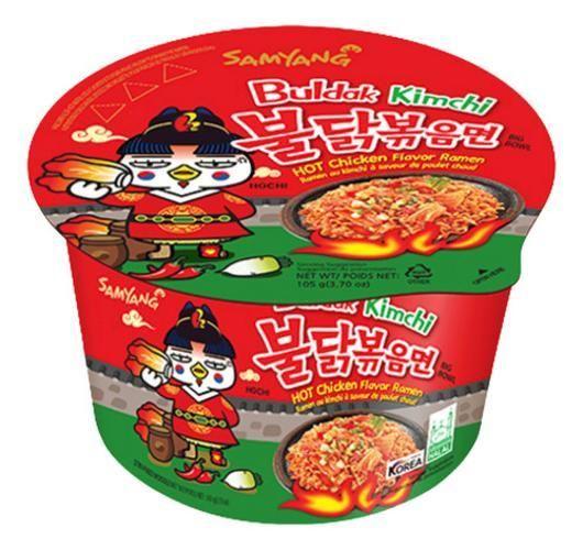 Imagem de Lamen Coreano Samyang Buldak Kimchi Big Bowl 105G