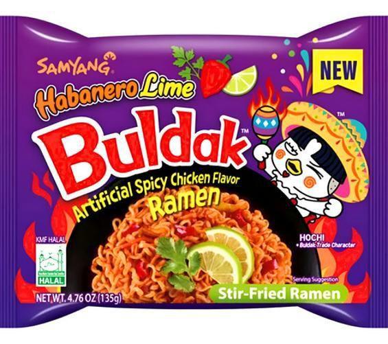 Lamen Coreano Samyang Habanero Lime 135G Imagem de Lamen Coreano Samyang Habanero Lime 135G