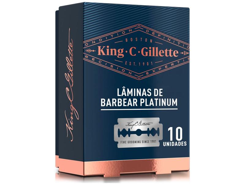 Imagem de Lâmina de Barbear Gillette King C 10 Unidades