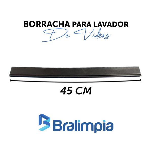 Imagem de Lamina de borracha em silicone 45cm para rodo bralimpia 