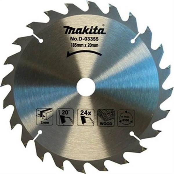 Imagem de LÂMINA DE SERRA 185MM x 20MM 24 DENTES - D-03355 - MAKITA