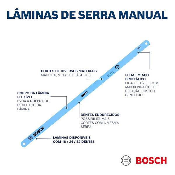 Imagem de Lâmina de serra Hacksaw 300mm 24D 50p