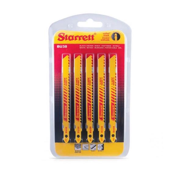 Imagem de Lâmina De Serra Tico Tico 75mm 8 Dentes Com 5 Unidades (BU38) - Starrett