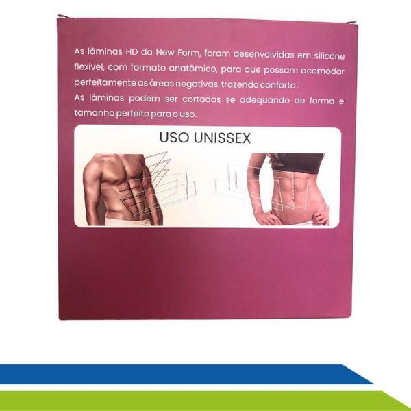 Imagem de Lâmina em Silicone para Cirurgia de Lipo HD LAD Pós-Cirúrgica de Alta Definição Unissex 1.20m New Form