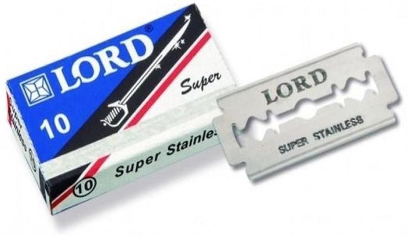 Imagem de Lamina Inox Barbear Lord Super Kit 10 X 5 Cartelas 500