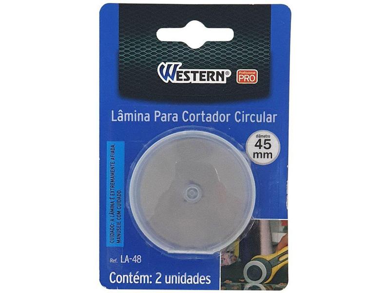 Imagem de Lâmina para Cortador Circular 45mm Western LA-48 - 2 Unidades