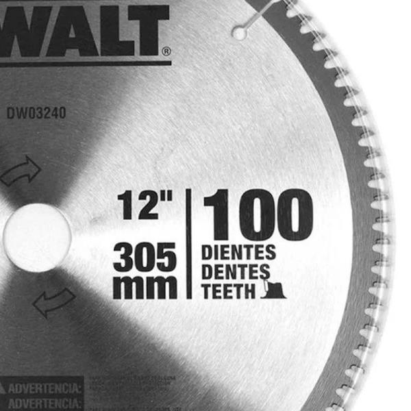 Imagem de Lâmina Serra Circular 12 305mm 100 Dentes Dewalt DWA03240