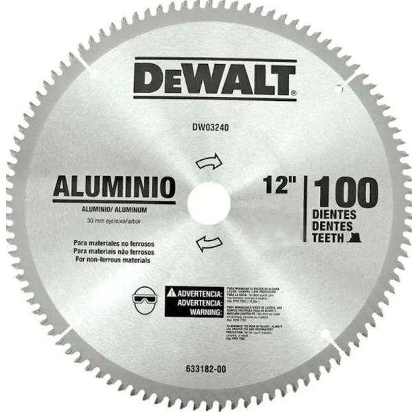 Imagem de Lâmina Serra Circular 12 305mm 100 Dentes Dewalt DWA03240