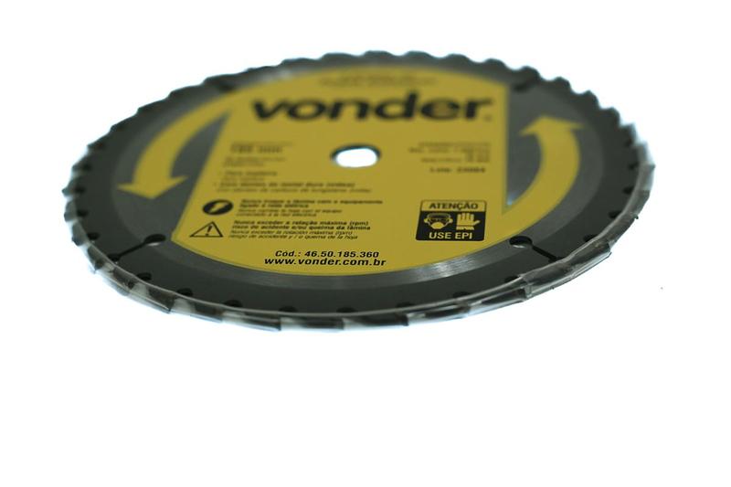 Imagem de Lâmina Serra Circular 185x16mm 36 dentes Vonder 4650185360