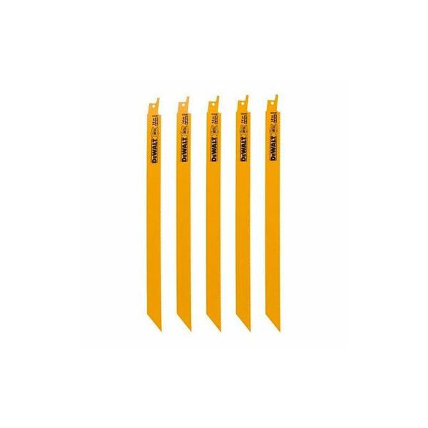 Imagem de Lâmina Serra Sabre Para Metal 12  Kit 5 Peças Dw4838 Dewalt