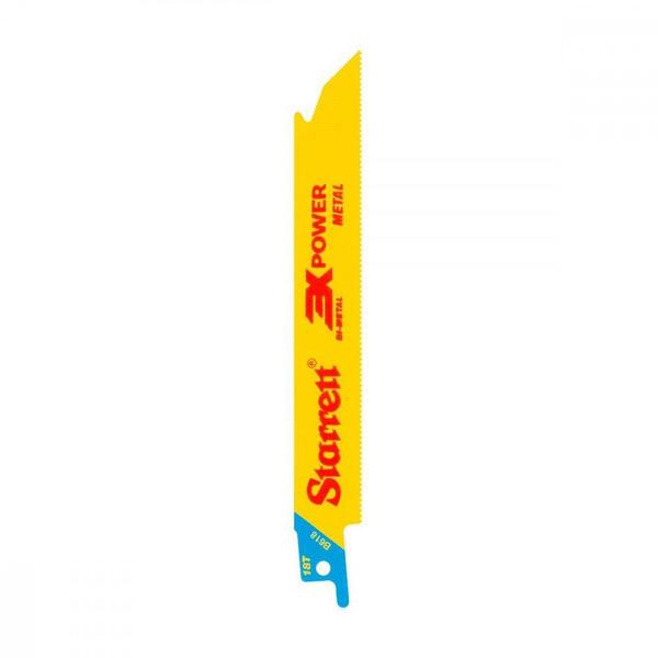 Imagem de Lamina Serra Sabre Starrett 150Mm/6'' Bi-Metal 2 Pecas 18 Dentes   B618-2