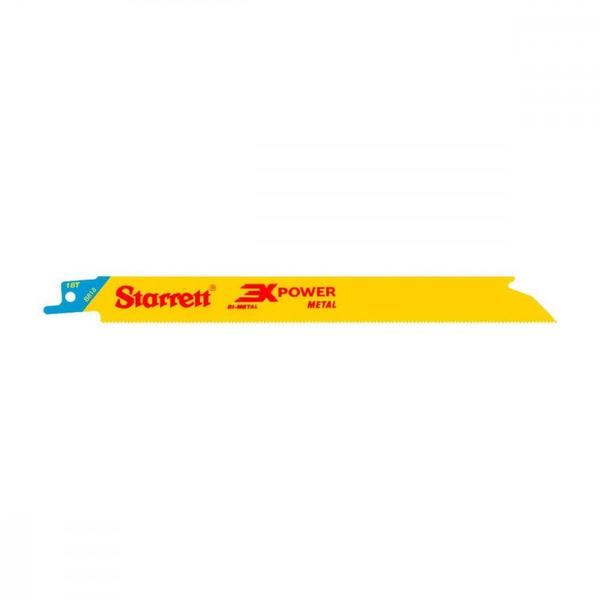 Imagem de Lamina Serra Sabre Starrett 200Mm/8'' Bi-Metal 2 Pecas 18 Dentes   B818-2