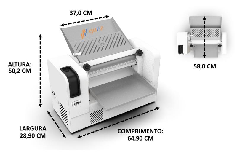 Imagem de LAMINADOR 37cm 12 CV BIVOLT 60HZ EPOXI BRANCO