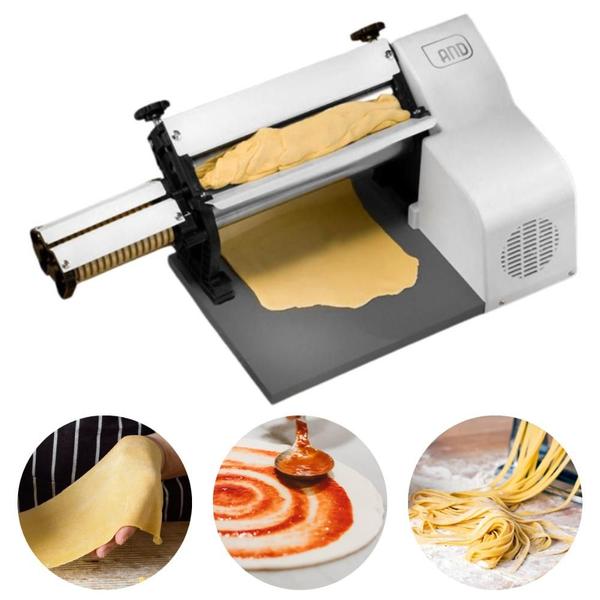 Laminador De Massa 28cm Cromado Anodilar Pizza Pastel Pão Imagem de Laminador De Massa 28cm Cromado Anodilar Pizza Pastel Pão