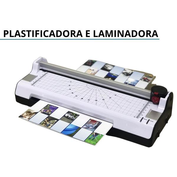 Imagem de Laminadora Plastificadora Refiladora Papel A4 5 Em 1