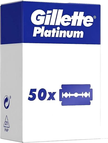 Imagem de Lâminas de barbear Gillette Platinum Double Edge 50 unidades