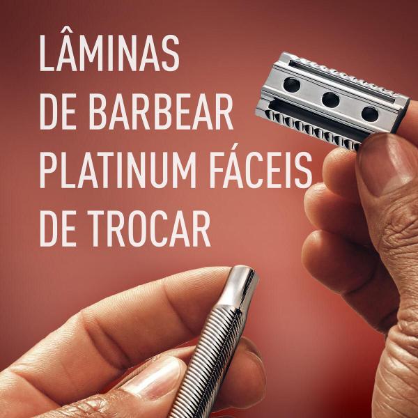 Imagem de Lâminas de Barbear King C. Gillette Duplo Fio 10un