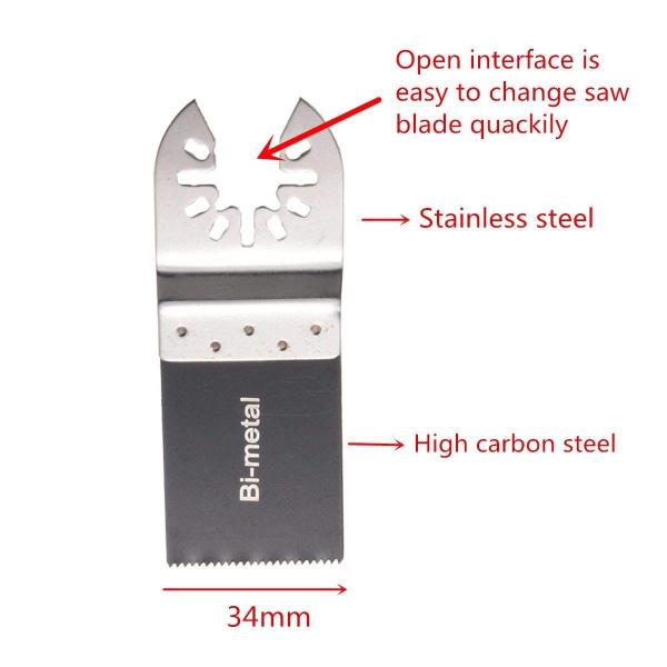 Imagem de Lâminas de serra oscilantes multiferramentas Diagtree 20PCS Bimetálicas