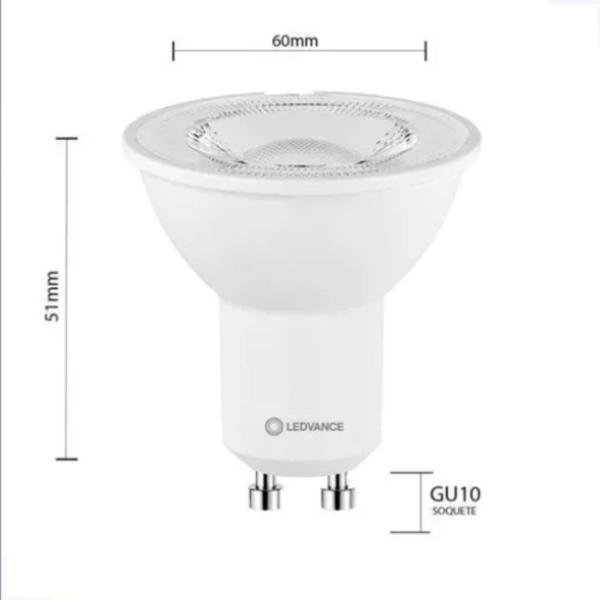 Imagem de Lamp.dicroica led mr16 4,0w ledvance gu10 6500k