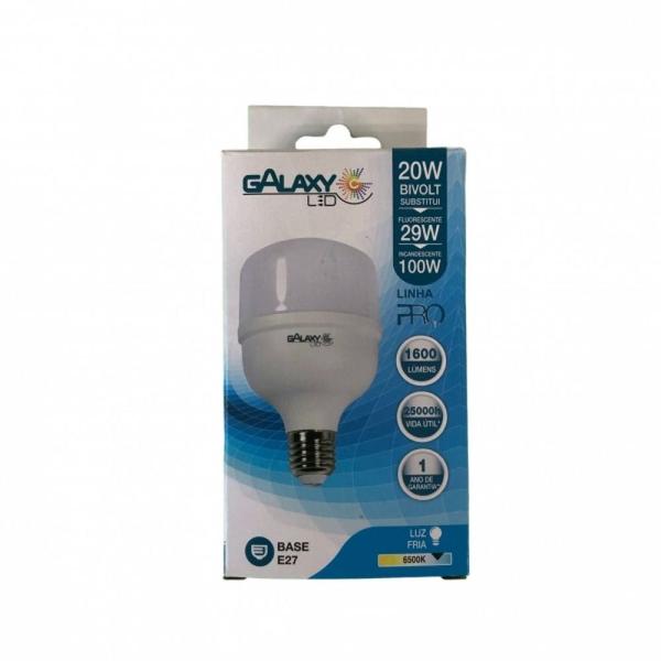 Imagem de Lampada 20w 6500k bivolt e27 led alta potencia galaxy 4200a