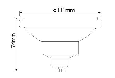 Imagem de Lâmpada AR111 Led 12W 2700K Bivolt